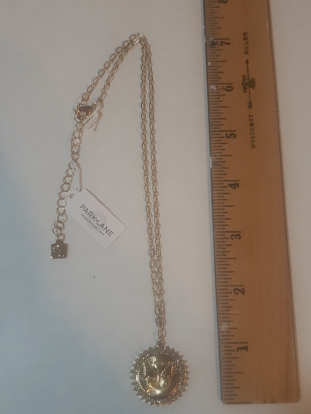 Park Lane Gold Butterfly Medallion Necklace 16 Inch + 3 Inch Extender
